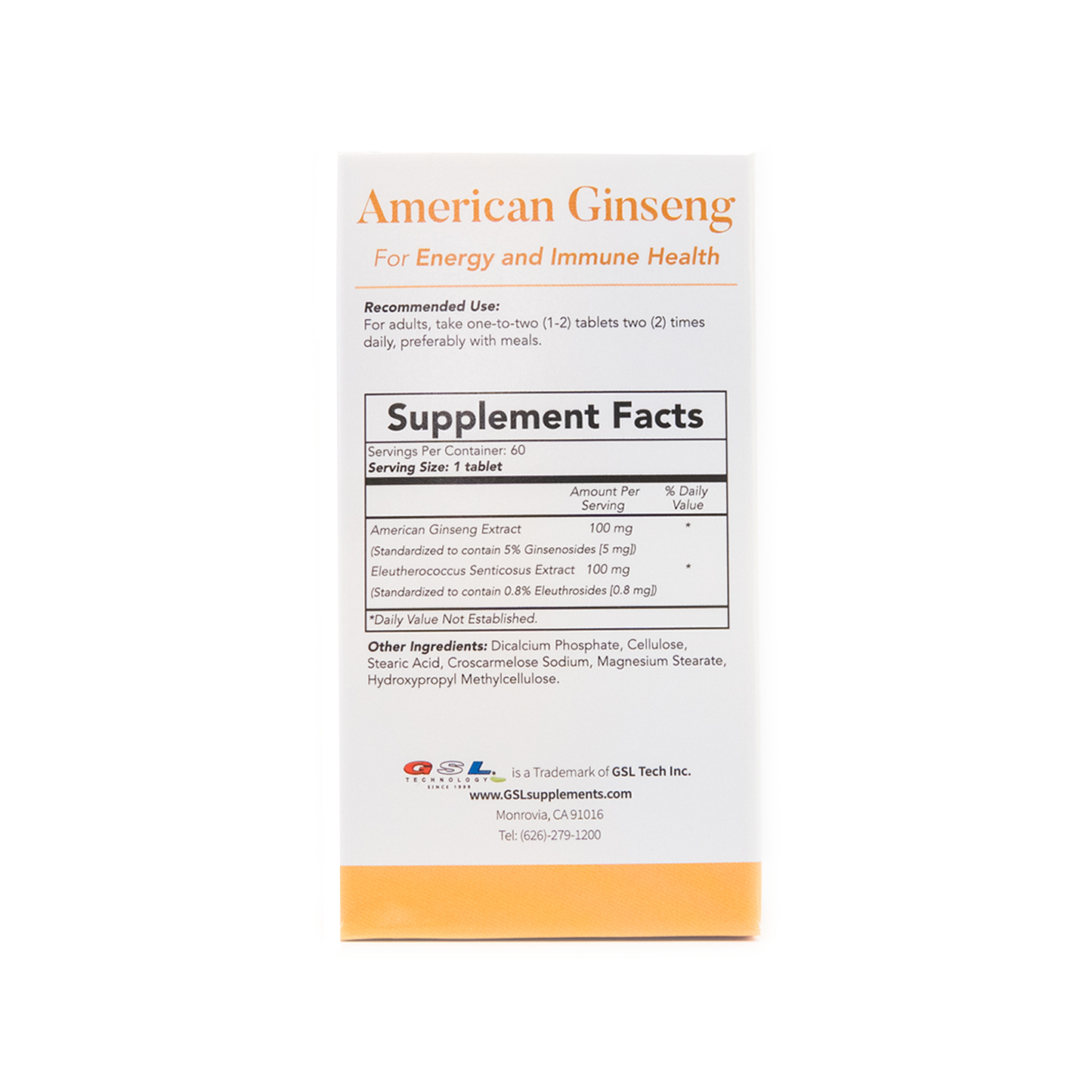 American Ginseng Extract | Extract Standardized to Contain 5% Ginsenosides | For Energy and Immune Health | Made in The USA