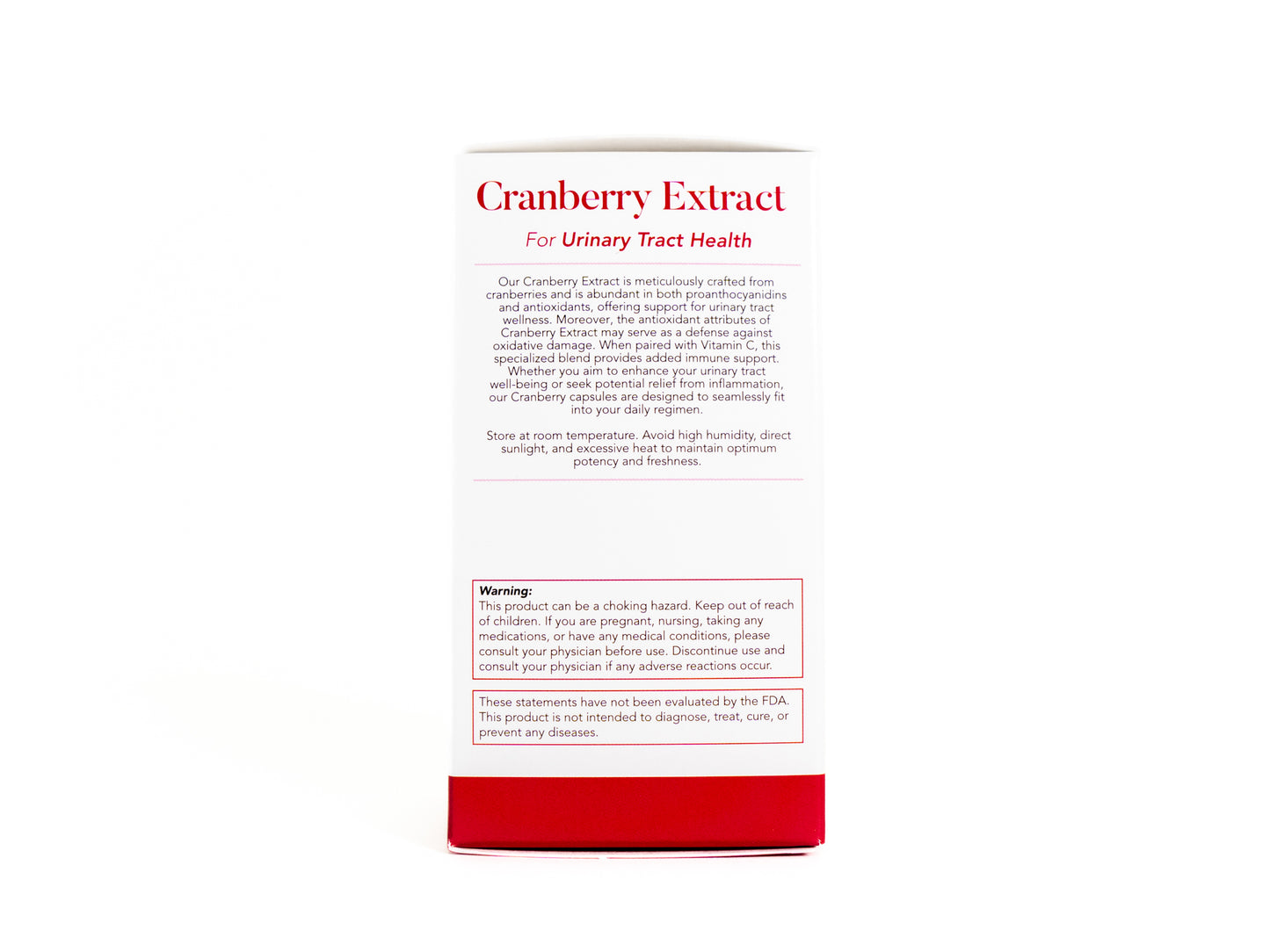 Cranberry Extract with Vitamin C | 450 mg of 10:1 Cranberry Extract (Equivalent to 4500 mg of Cranberry) | For Urinary Tract Health | Made in the USA Ur