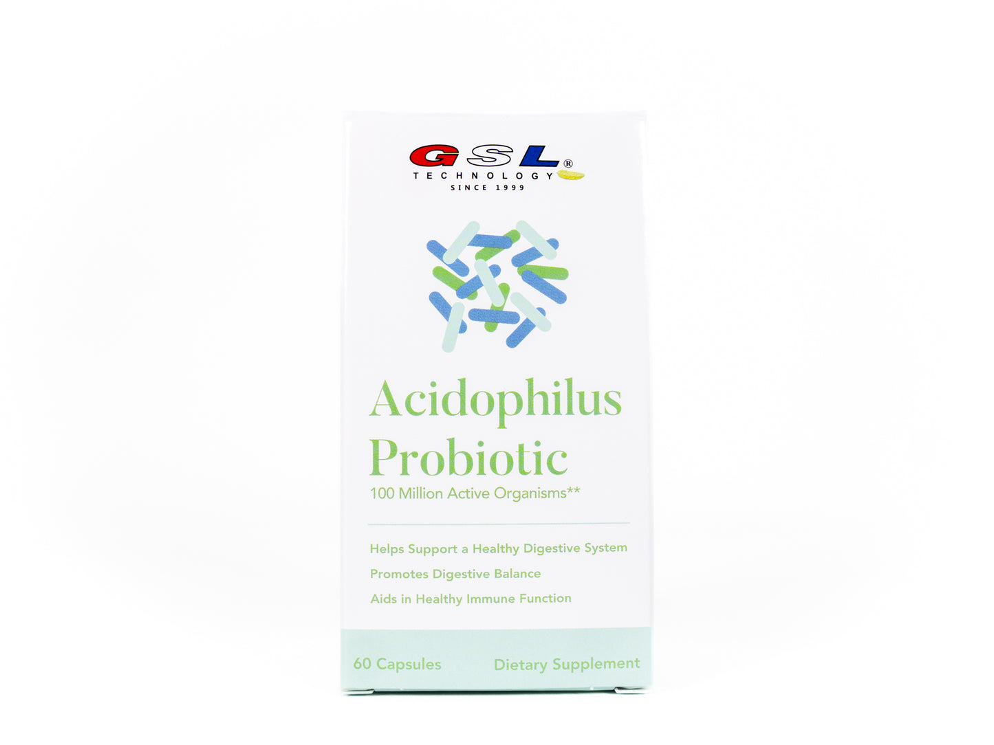 Acidophilus Probiotic | 100 Million Active Organisms | Dietary Supplement for Gut Health | Made in the USA