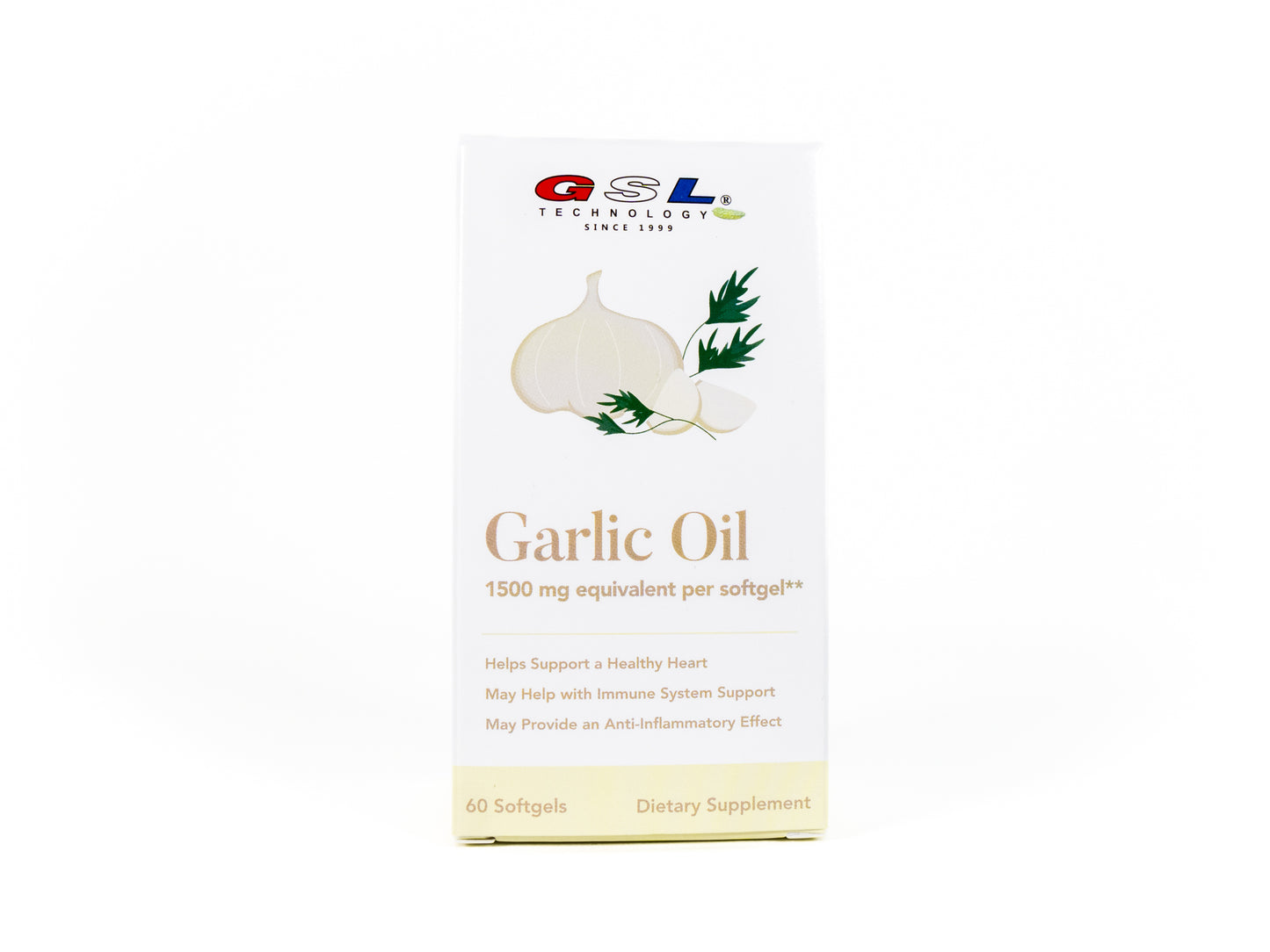 Garlic Oil | 1500 mg Equivalent per Softgel | Dietary Supplement for Heart Health | Made in The USA