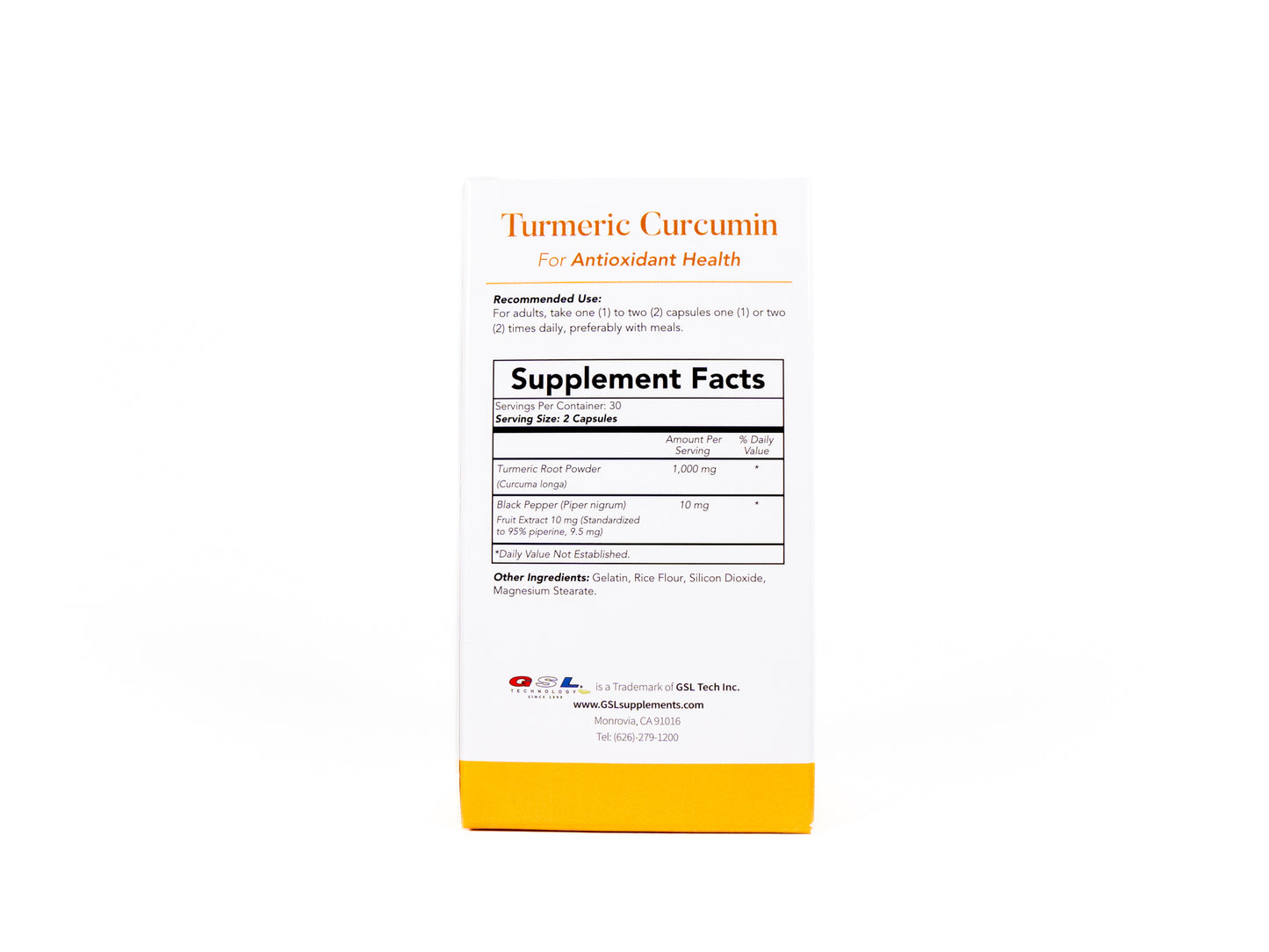 Turmeric Curcumin with Black Pepper Extract | 500 mg of Turmeric Per Capsule (Black Pepper Extract Added to Help with Absorption) | Made in USA