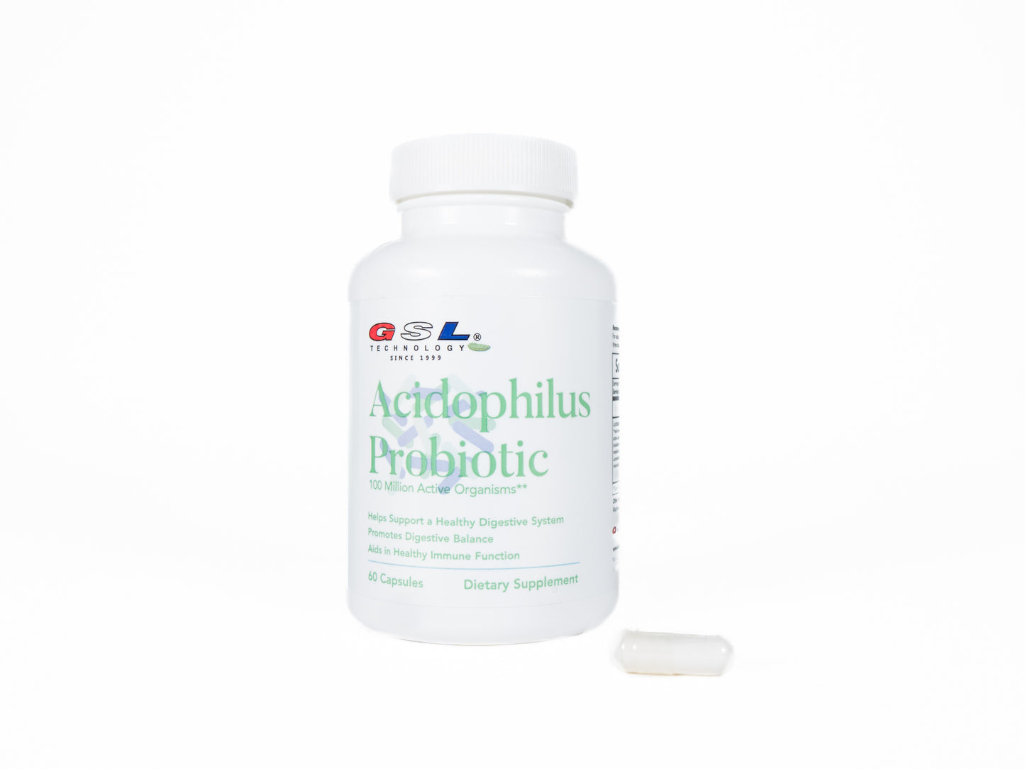 Acidophilus Probiotic | 100 Million Active Organisms | Dietary Supplement for Gut Health | Made in the USA