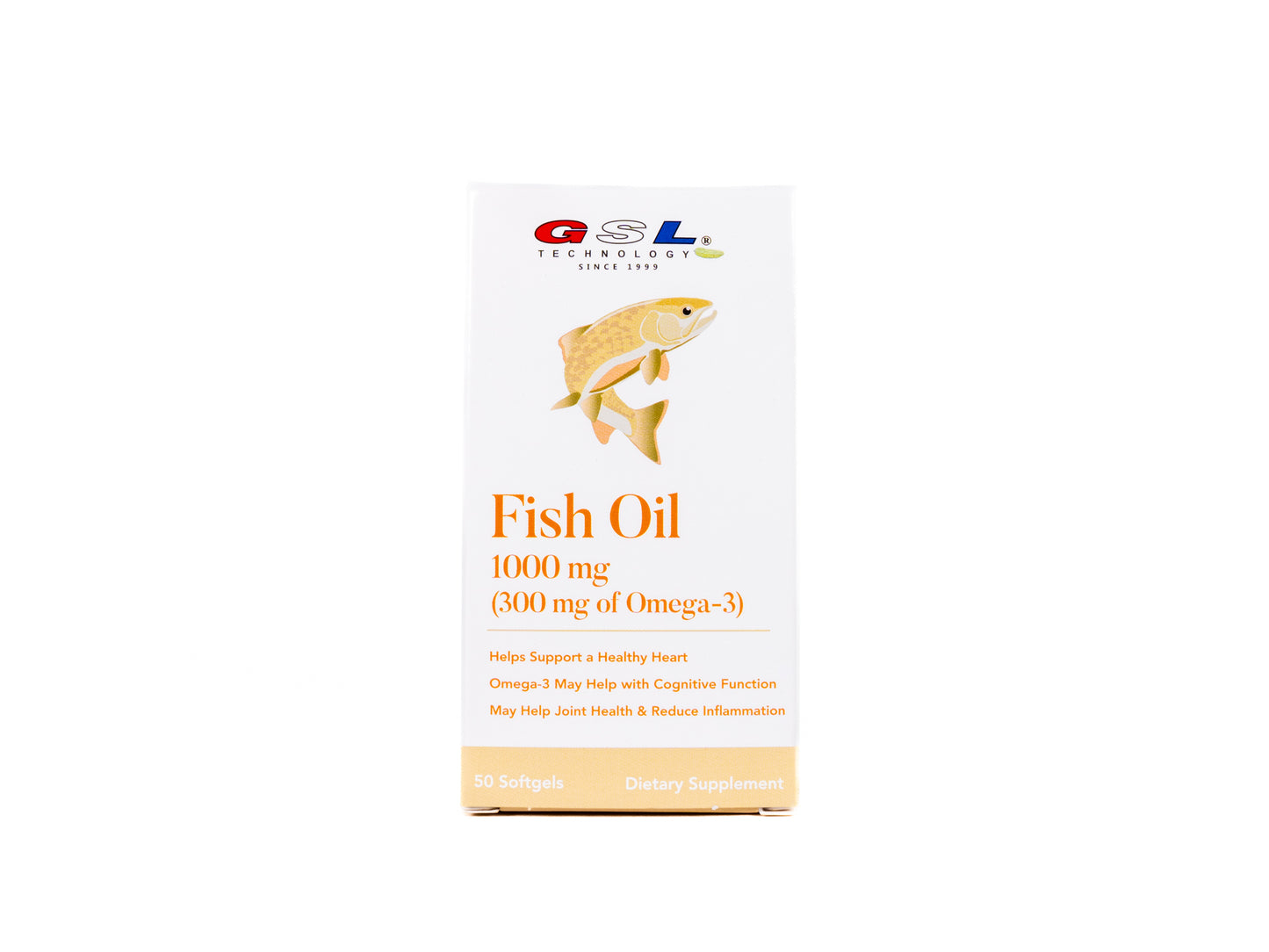 Fish Oil | 1000 mg (300 mg of Omega-3) | Dietary Supplement for Heart Health & Inflammation | Made in the USA