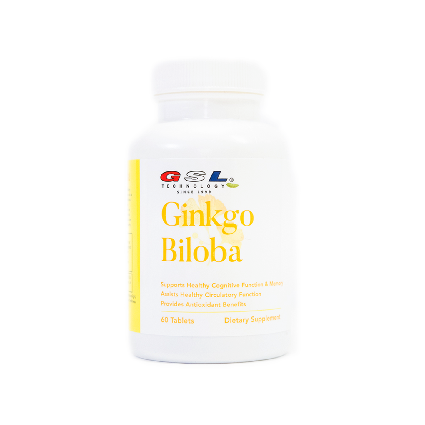 Ginkgo Biloba | 60MG of Ginkgo Biloba 50:1 Extract (Equivalent to 3000MG Per Tablet) | Made in USA (60 Tablets)