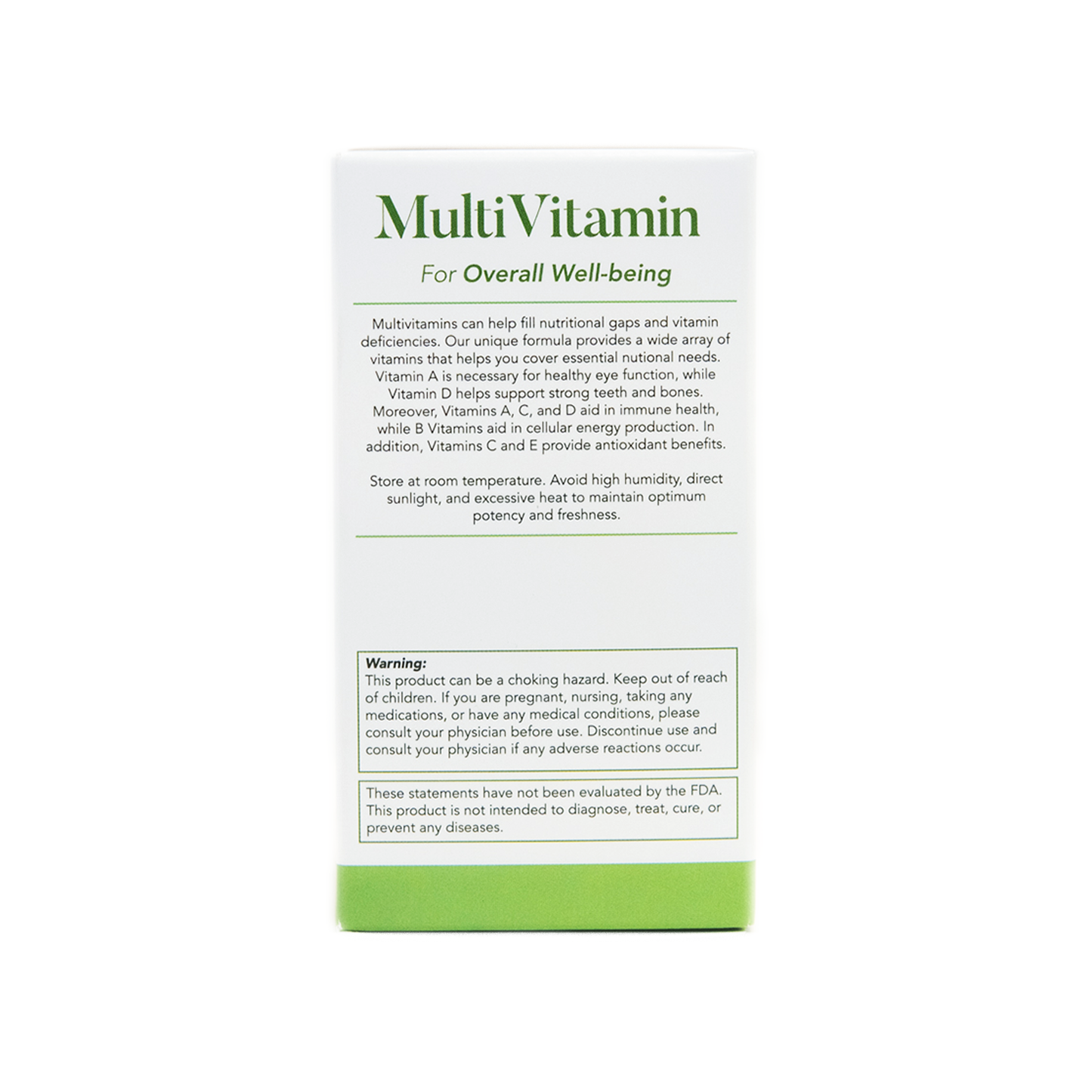 Multi-Vitamin | Contains 11 Key Vitamins for Daily Nutritional Support | for Overall Well-Being | Made in USA