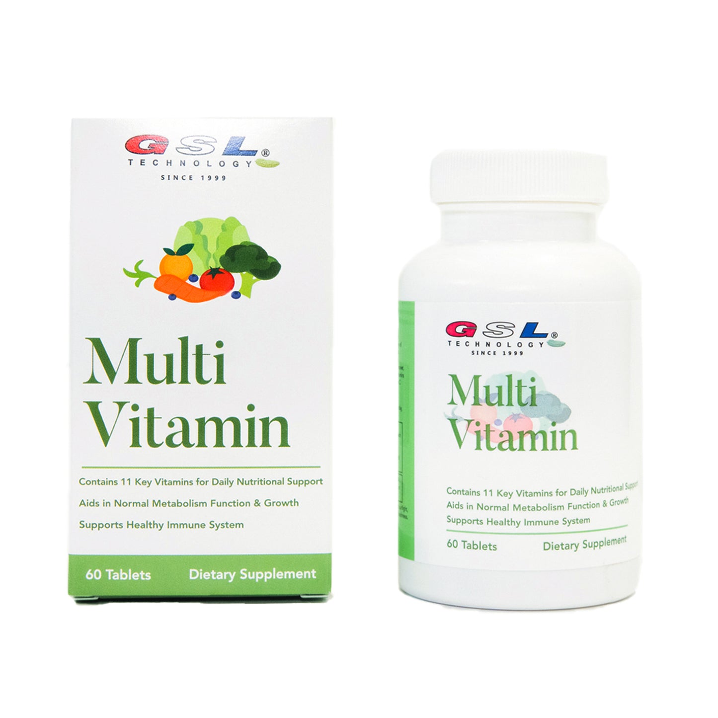 Multi-Vitamin | Contains 11 Key Vitamins for Daily Nutritional Support | for Overall Well-Being | Made in USA