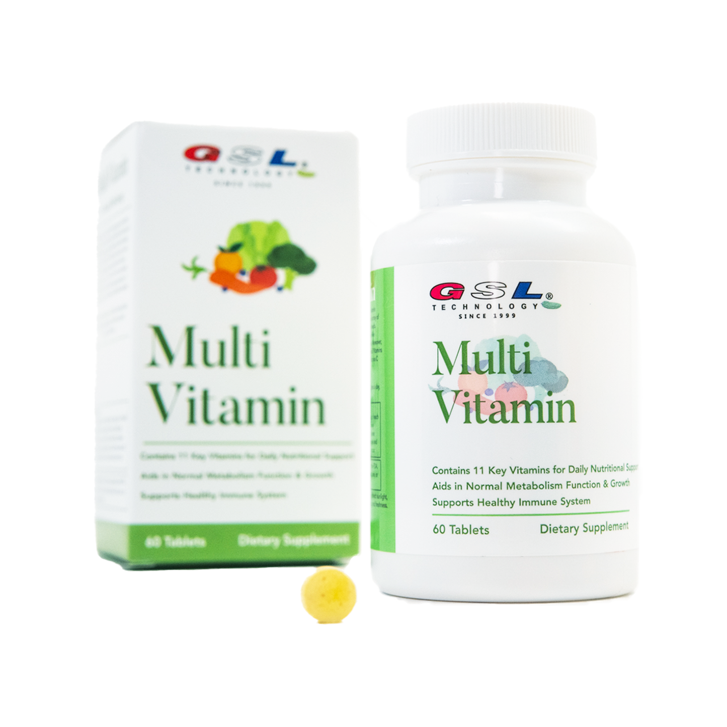 Multi-Vitamin | Contains 11 Key Vitamins for Daily Nutritional Support | for Overall Well-Being | Made in USA