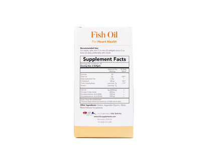 Fish Oil | 1000 mg (300 mg of Omega-3) | Dietary Supplement for Heart Health & Inflammation | Made in the USA