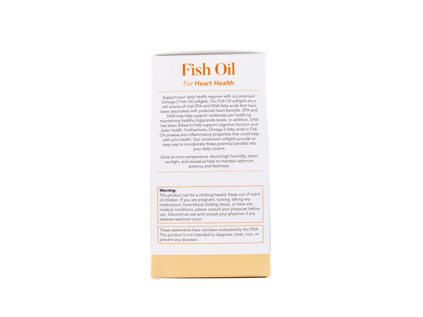 Fish Oil | 1000 mg (300 mg of Omega-3) | Dietary Supplement for Heart Health & Inflammation | Made in the USA