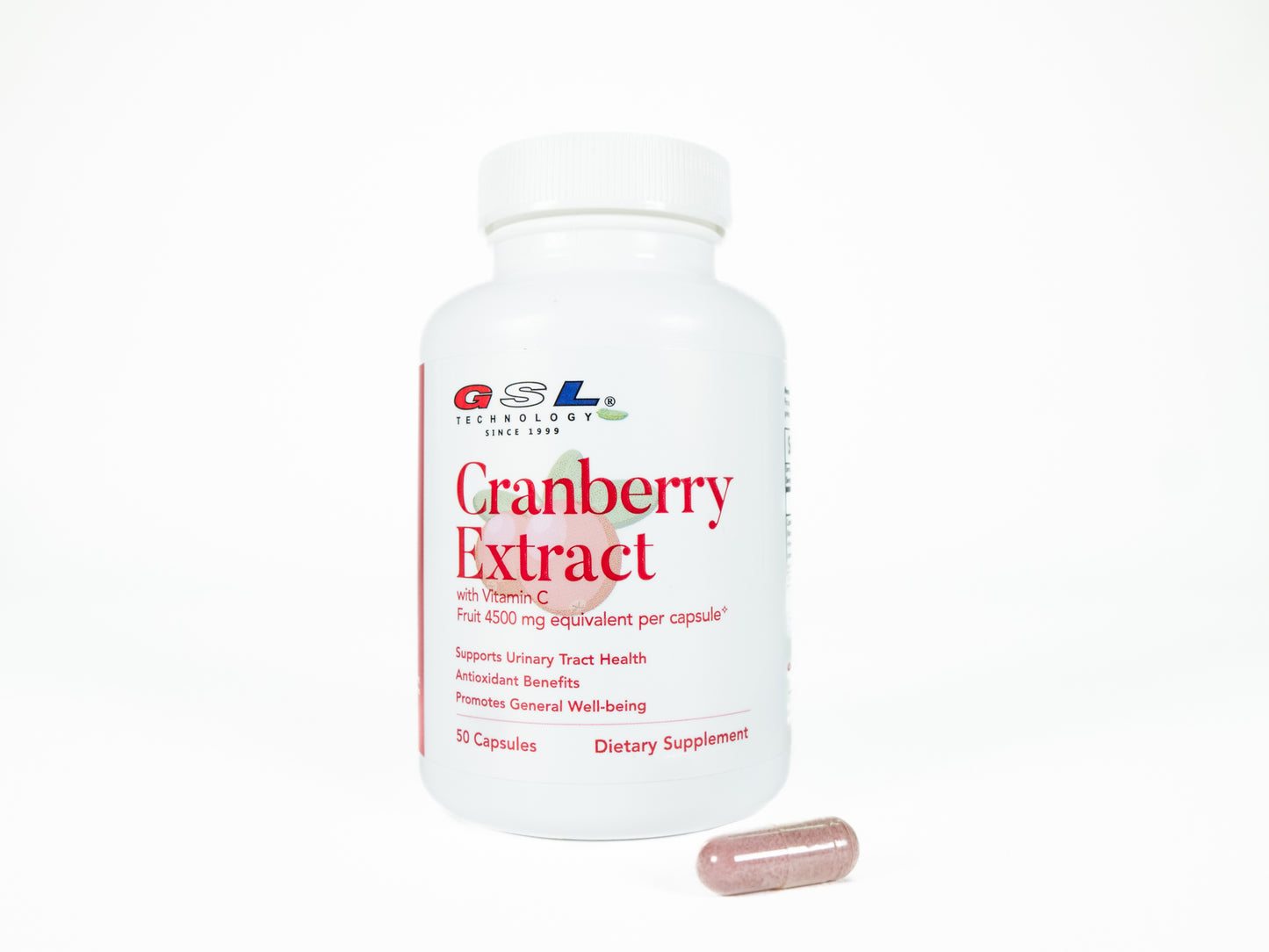 Cranberry Extract with Vitamin C | 450 mg of 10:1 Cranberry Extract (Equivalent to 4500 mg of Cranberry) | For Urinary Tract Health | Made in the USA Ur
