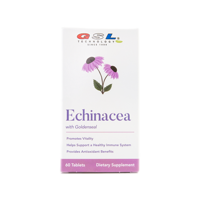 Echinacea with Goldenseal | 200 MG of Echinacea Extract Standardized to 4% Echinacosides | Supports a Healthy Immune System | Made in USA