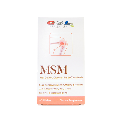MSM with Gelatin, Glucosamine & Condroitin | Unique Formula Built for Join Health | 450 mg of MSM | Made in The USA