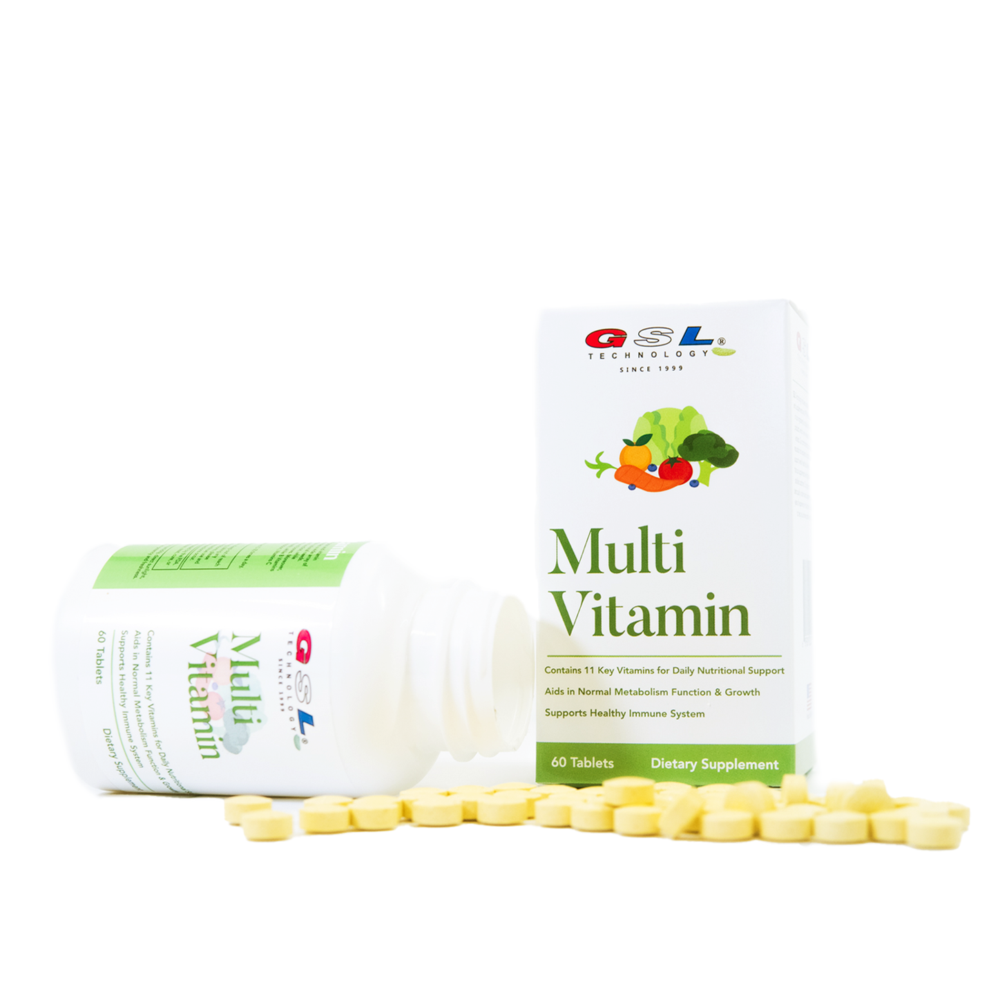 Multi-Vitamin | Contains 11 Key Vitamins for Daily Nutritional Support | for Overall Well-Being | Made in USA
